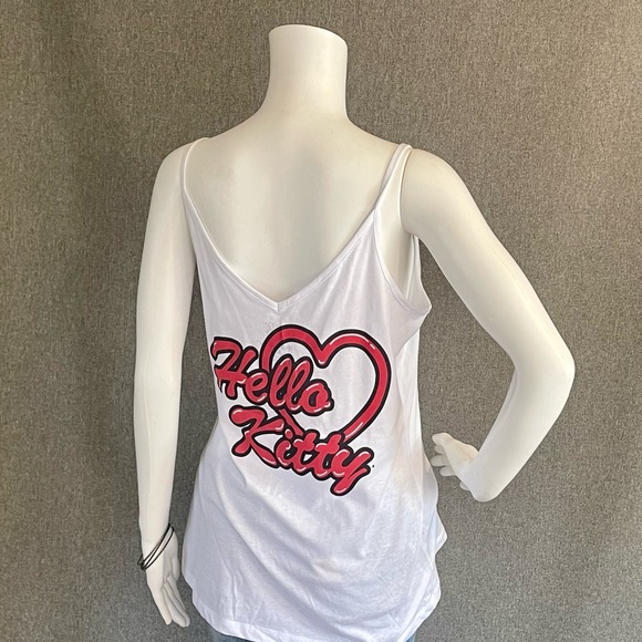 RARE Super Cute Hello Kitty Ladies Tank Top Ladies XL with 3D Bow - Picture 7 of 7